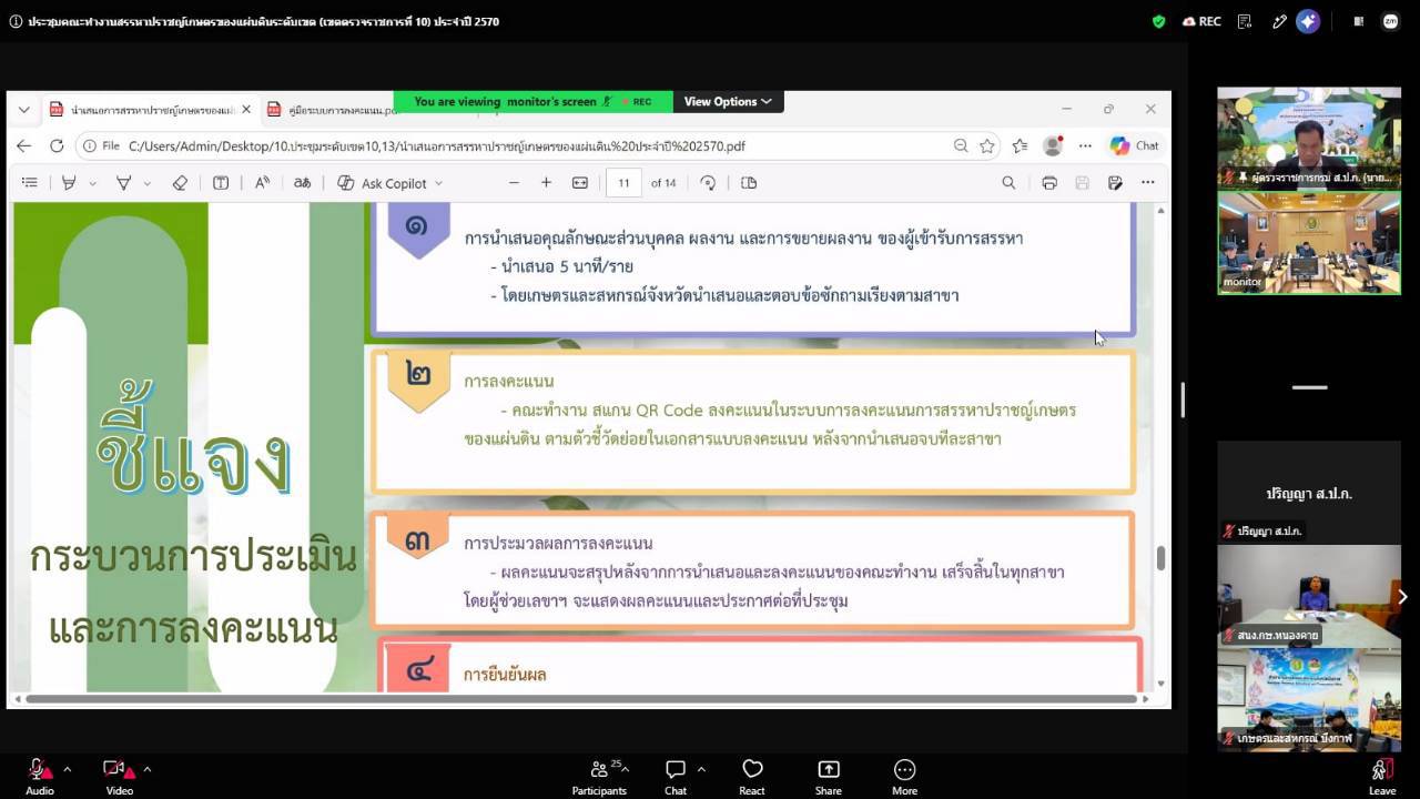 title - ผู้ตรวจราชการ ส.ป.ก.ร่วมประชุมคณะทำงานสรรหาปราชญ์เกษตรของแผ่นดินระดับเขต ประจำปี 2570 เขตตรวจราชการที่ 10 